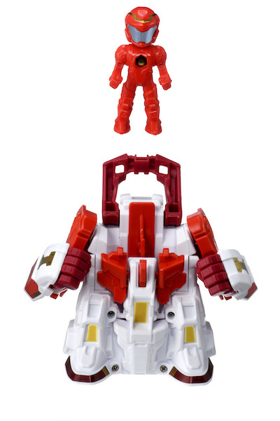 KOするとパイロットが“ブッ飛ぶ” 気分爽快バトルロボット「人機一体ブットバスター」タカラトミー　あばれる君vsちびれる君バトル動画公開