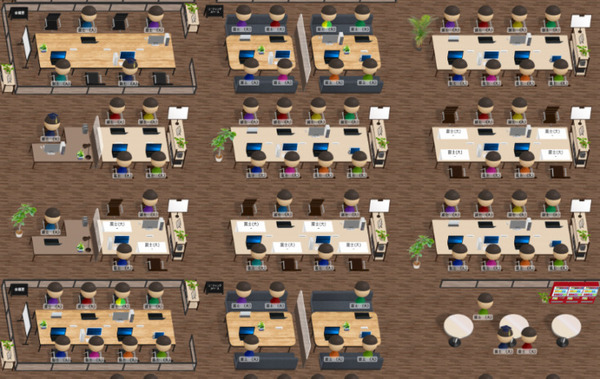 約7割の社員がテレワークの富士ソフト、仮想オフィス空間「FAMoffice」を販売　仮想空間でアバター出社、会話と一体感を再現