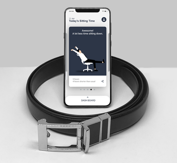 健康管理できるスマートベルト「SMART BELT PRO」+Styleで発売開始　歩数や転倒リスク予測、体の左右バランスも測定検知