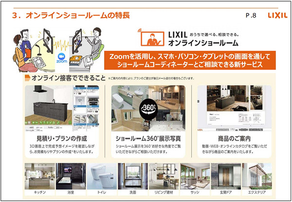 LIXILオンラインショールームの利用者が1万4千組を突破！リアル展示場超えの高評価も　オンラインの利点と利用者の声を公開