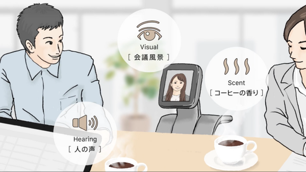 森林、カフェの映像に合わせてアロマシューターが連動　より没入感のある空間を演出する「IoA Work for Senses」凸版印刷が発表