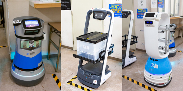 QBITと森トラストの自動搬送ロボット実証実験(2)　協働ロボット「館内の配送・集荷業務の自動化」の未来　デモ動画を公開