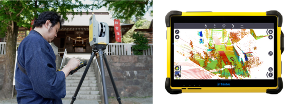 社寺建築/文化財をデジタルツイン化　建築設備向け3Dレーザスキャナ「Trimble X7」で20倍以上効率化　吉匠建築工藝の導入事例