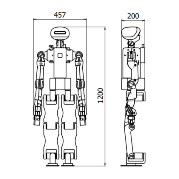 アールティが二足歩行ロボット「Bonobo」を開発　約15Kgで持ち運び可能　デプスカメラを標準搭載　その用途は