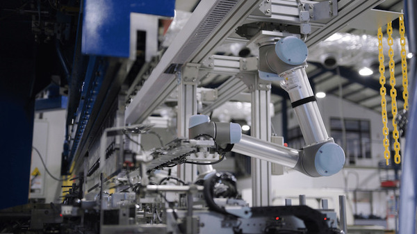 藤田ワークス 溶接と金属プレス加工機への投入作業に協働ロボット「UR5」を導入 溶接技術の習得期間を数か月に短縮し、作業効率も向上