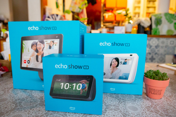 画面付きスマートスピーカーAmazon「Echo Show 5」「Echo Show 8」「Echo Show 10」実機比較レビュー　買うならどれ?