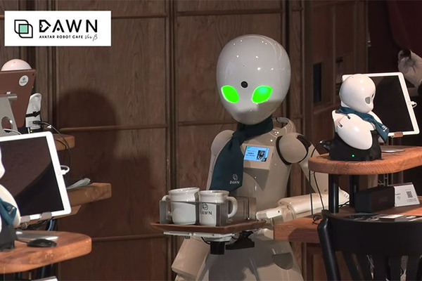 【速報】分身ロボットが接客する「分身ロボットカフェDAWN」常設実験店がオープン　オープニングセレモニー開催