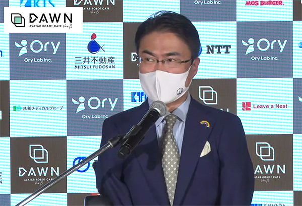 【速報】分身ロボットが接客する「分身ロボットカフェDAWN」常設実験店がオープン　オープニングセレモニー開催