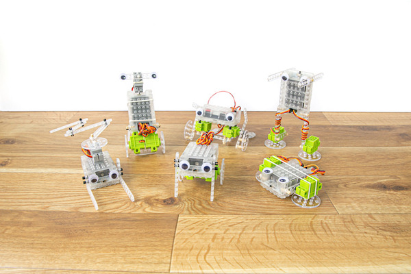 パチッとはめてロボットを作れる「ユカイなパチパチブロックキット」8月5日に新発売 教育機関向けに先行レンタルを実施