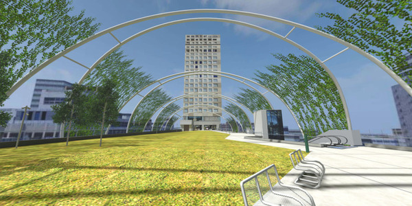 渋谷区立宮下公園をVR空間上に再現「渋谷区立宮下公園 パラレルサイト」ブラウザとVRChatでオープン アート展、スケボーや花火等を楽しめる