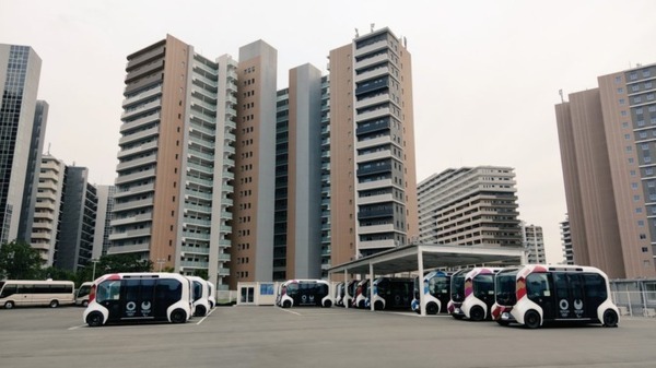 トヨタ自動運転EVバス「eパレット」東京五輪2020選手村で走行テスト中　短距離・低速型EV「APM」も導入