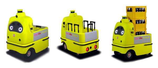 ZMPが自動配送ロボットの新モデル「デリロトラック」を発表　オープンな荷台と重い荷物も運べることが特徴　ZMP World 2021