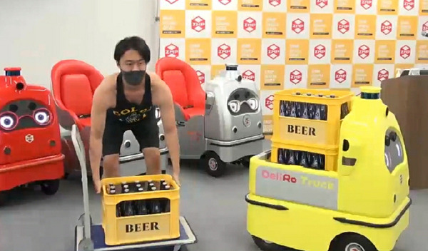 ZMPが自動配送ロボットの新モデル「デリロトラック」を発表　オープンな荷台と重い荷物も運べることが特徴　ZMP World 2021