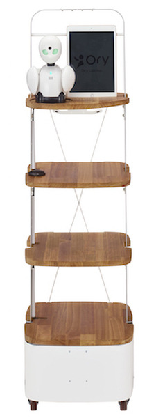 自由に話せて動ける分身ロボットの新製品『OriHime Porter』オリィ研究所が発表　OriHimeとワゴン型アバターモビリティの融合