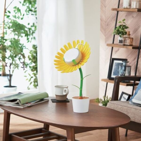 第3世代Echo Dotがポップで楽しいインテリアに大変身！専用フラワースタンド4色 エレコムが発売