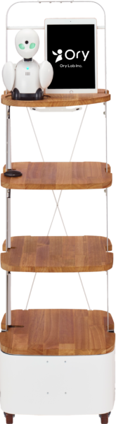 フードメニューを「OriHime Porter」がお届けして接客　モスバーガー大崎店に「OriHime専用席」を設置