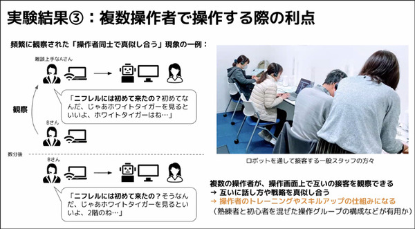 アバターロボットは保育園/スーパーマーケット/アミューズメント施設で活躍できるのか? 大阪大学とCAが実験結果や課題を発表