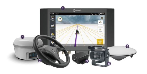 旧型トラクターや田植え機も自動操舵対応に！セキドが後付けの自動化「FJD農機自動操舵システム」販売開始　スマート農業を加速