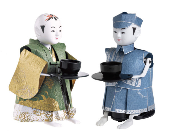 江戸のからくりロボット『ミニ茶運び人形』が組み立てキットになって復活 大人の科学マガジン名作ふろくシリーズ第4弾 発売