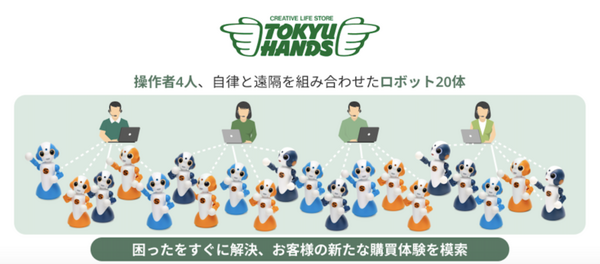 大阪大学とCA、自律制御と遠隔操作を組み合わせて一人で5体のロボットを活用　役所・空港・商業施設で調査へ