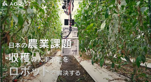 AGRISTがピーマン自動収穫ロボット「L」の予約を開始 試験場を兼ねた「アグリストファーム」も公開