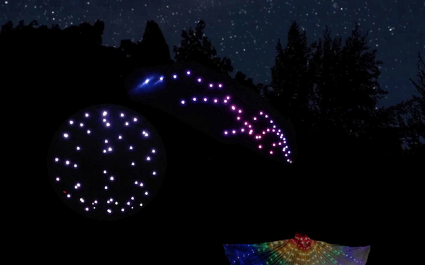 「ドローン×謎解き×ナイトハイク」ドローンショーを神秘的な森の中で楽しむ「The Mystical Star Walking」T2Rが発表