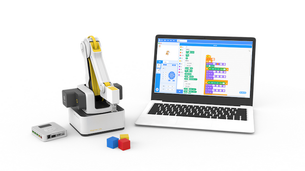 ロボットアームと初級向けプログラミング教材のセット「Dobot Magician Lite STEM Package」蔦屋家電+で展示販売