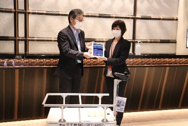 無人配送ロボットで宿泊療養施設の食事配送やゴミ回収業務を全自動化