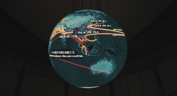 日本科学未来館のシンボル展示「ジオ・コスモス」歴代作品から32本を一挙上映　 長期休止メンテナンスを前に9/11～10/4公開