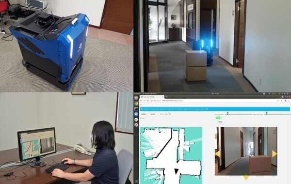 東大発ロボット開発ベンチャー、遠隔から自律搬送ロボットを制御する「HATS」の試験運用を実施