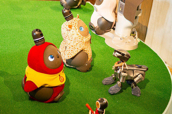 パートナーロボットが勢揃いしたカフェ「PARK+」渋谷にオープン　ロボホン/LOVOT/チャーリー/ロミィとの触れ合い体験レポート
