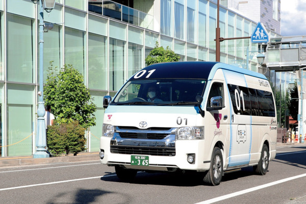 塩尻市 AI活用型オンデマンドバス「のるーと」の実証運行第2弾を開始 乗降拠点は市内111箇所に増加