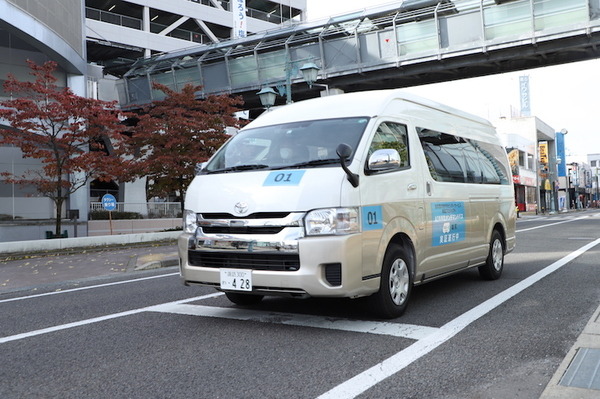 塩尻市 AI活用型オンデマンドバス「のるーと」の実証運行第2弾を開始 乗降拠点は市内111箇所に増加