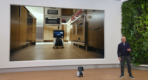 【速報】Amazonがホームロボット「Astro」を発表！SLAMと車輪機構、ペリスコープカメラ搭載、Alexa対応、警備や見守り機能も