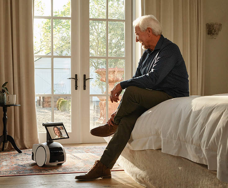 【速報】Amazonがホームロボット「Astro」を発表！SLAMと車輪機構、ペリスコープカメラ搭載、Alexa対応、警備や見守り機能も