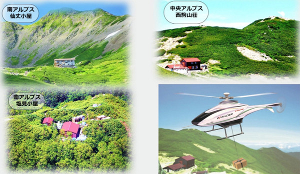 【世界初】川崎重工の無人VTOL機が物資輸送　中央アルプス・南アルプスで長野県伊那市が開始　KDDI、ゼンリンも参画