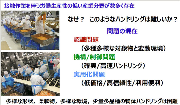 【速報】豆腐もつかめるロボットハンド、天ぷら盛り付け/自律移動式下膳ロボット　立命館大学が飲食業界の自動化研究を発表