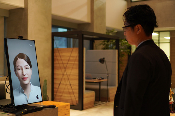 未来の受付はAIバーチャルヒューマン！ワントゥーテンが「AI接客システム」を提供開始、滑らかで親しみのある接客体験