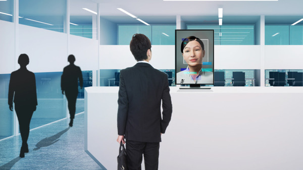 未来の受付はAIバーチャルヒューマン！ワントゥーテンが「AI接客システム」を提供開始、滑らかで親しみのある接客体験