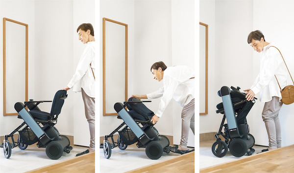 WHILLが折り畳みできる近距離モビリティ「WHILL Model F」を発表 短期レンタルサービス「日額レンタル」も開始