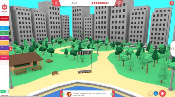 アイルランド発、バーチャルロボットを使ったプログラミング養育教材「Robotify」日本語版の販売が開始