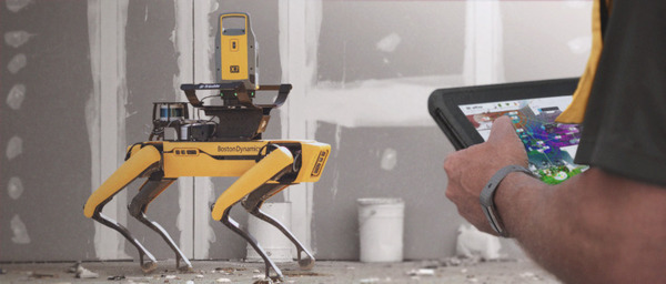 ニコン・トリンブル 自律四足歩行ロボット「Spot」の取り扱いを開始 Trimble X7で点群データを自動取得
