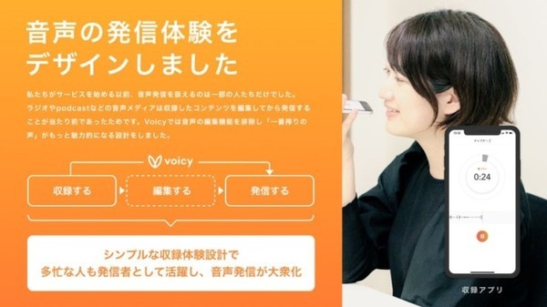 音声プラットフォーム「Voicy」が2021年度グッドデザイン賞を受賞 「音声の大衆化」のための収録・聴取体験を評価