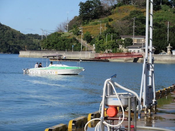 「自律航行船」を利用した宅配サービスの実現に向けて 広島商船高専がエイトノットと実証実験 大崎上島から生野島まで商品を運搬