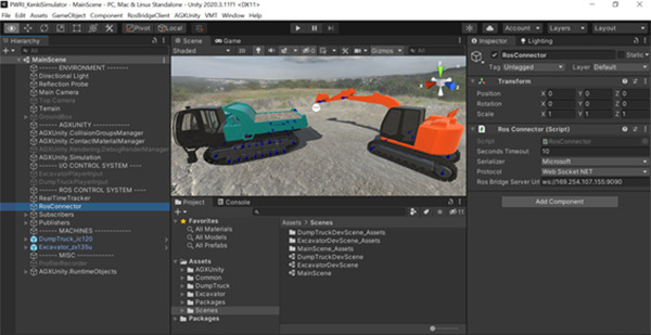リアルタイムで作業環境をデジタルで再現する「建機・土壌シミュレータ」を開発　物理エンジンを実装　VMC Motion Technologies