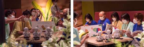 入院中の子どもたちが分身ロボット「OriHime」で外の世界を体験 最終日にはリモート交流 アクサ損害保険が実施