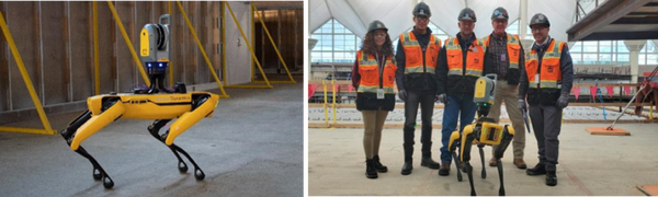 ニコン・トリンブルが自律型四足歩行ロボット「Spot」とTrimble製スキャナの空港活用事例を公開　展示会でSpotの実機展示も発表