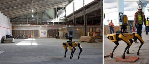 ニコン・トリンブルが自律型四足歩行ロボット「Spot」とTrimble製スキャナの空港活用事例を公開　展示会でSpotの実機展示も発表