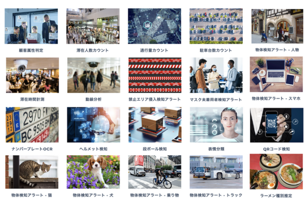 ソラコム、AIカメラ「S+ Camera」で使えるアルゴリズムを販売する「S+ AIマーケット」を開設 第一弾は 「Package20」を販売