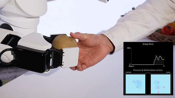 【速報】ソニーが世界初のロボットハンド技術を披露　未知の物をやさしく壊さずつかむマニピュレーター